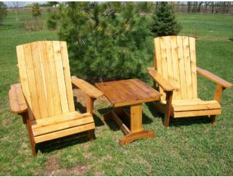 Adirondack Chairs & Table