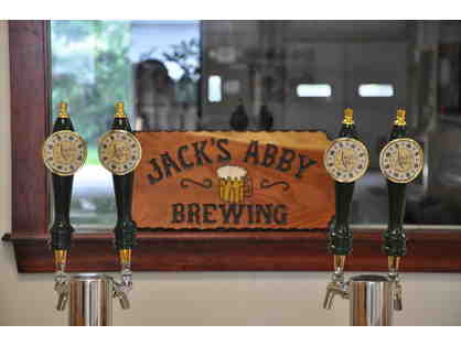 $100 to Jack's Abby, 2 6-Packs of Craft Brews, $100 to Natick Arts Ctr, 4 Tix-Lookout Farm