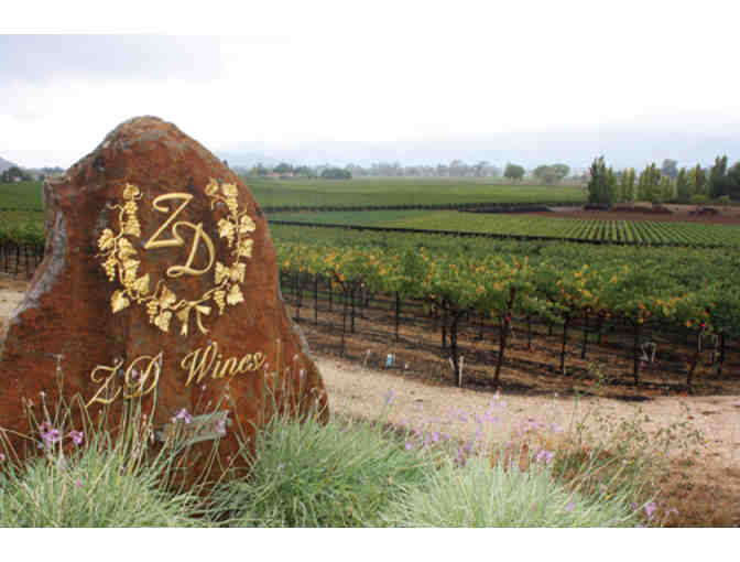 Vineyard View Tour & Wine Tasting for 4 at ZD Wines