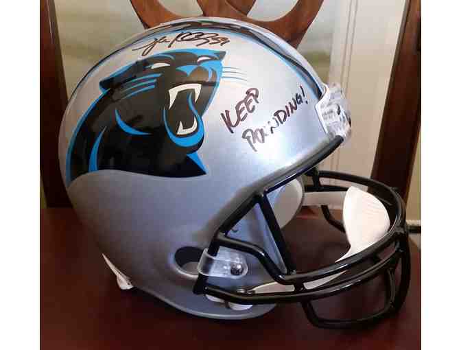 Luke Kuechly Autographed Carolina Panthers Full Size Helmet