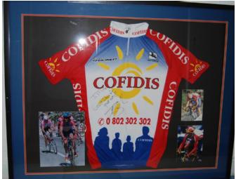 Cofidis Jersey signed by Bobby Julich