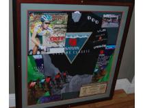 Jonathan Vaughters 2001 Saturn Cycling Classic - signed & framed