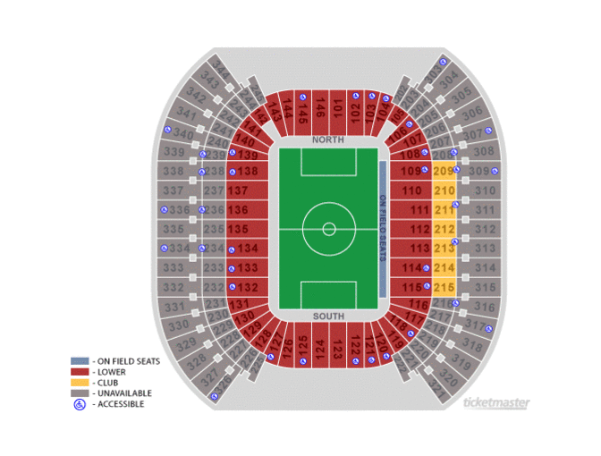 Four Prime Seats to the Mexican National Soccer Team World Tour Match this Saturday!