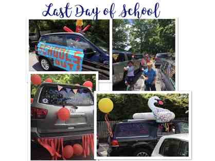 Front of the Line in the Last Day of School Pick Up!