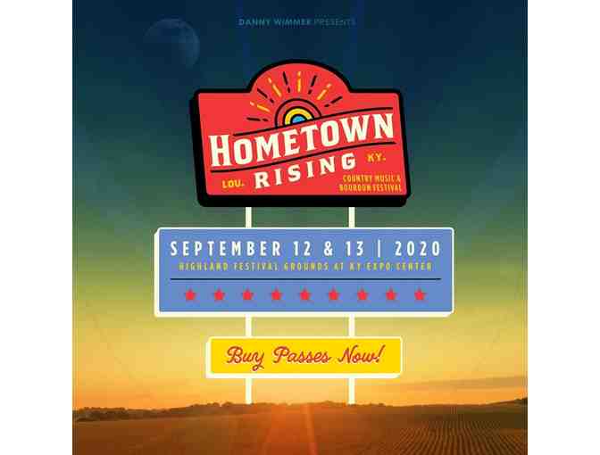 Two VIP passes to Hometown Rising in Louisville, KY