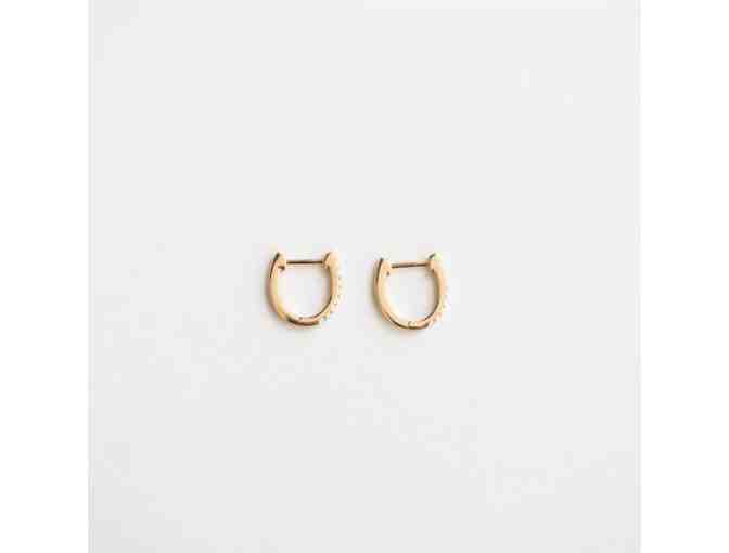 Yearly Co. The Medium Diamond Hoops