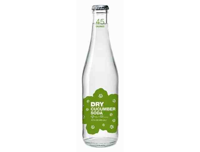 Dry Soda Set of 12 Bottles of Cucumber Soda