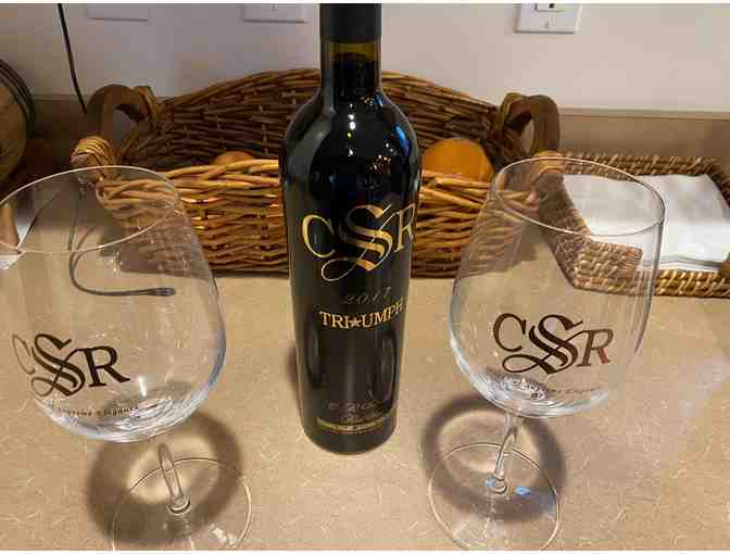 C & R Sandidge 2018 Triumph Wine and Glasses - Photo 1