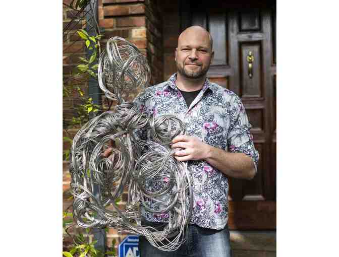 Art Sculpture: Exclusive 'Thin Person' Art Piece by Aaron Hooley