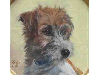 Commission Dog Portrait by Leslie Priggen
