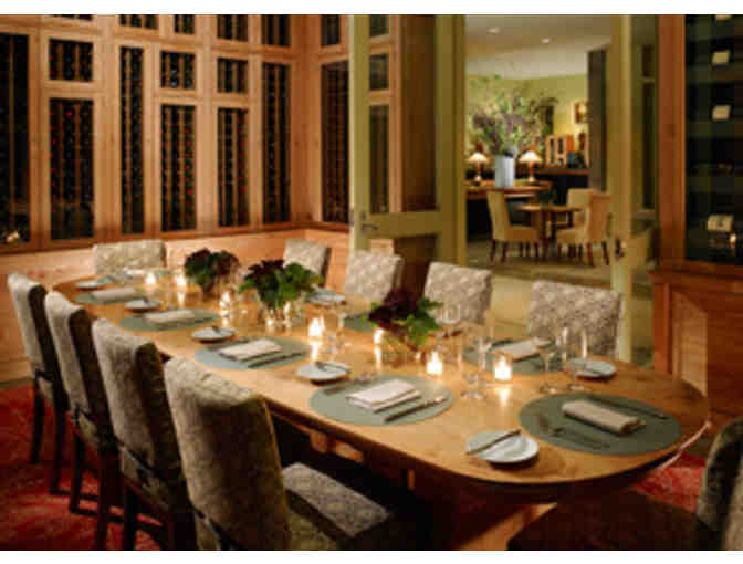 Hotel Healdsburg Library Dinner for 12 paired with Kosta-Browne wines