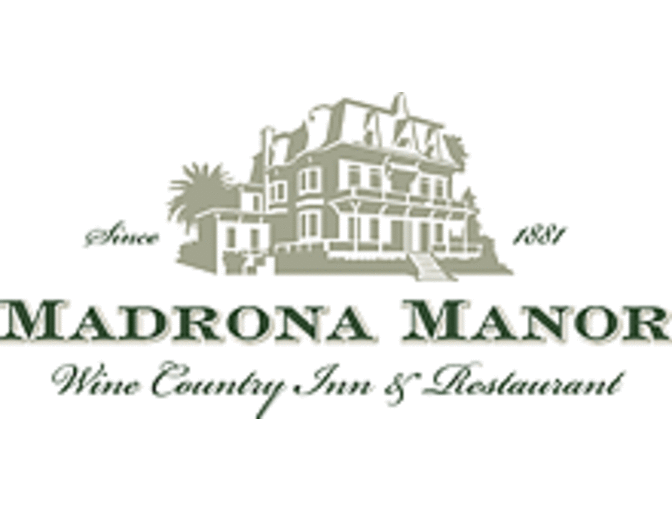 2-night stay at Madrona Manor includes a dinner for 2 with Frick Wines (for 2)