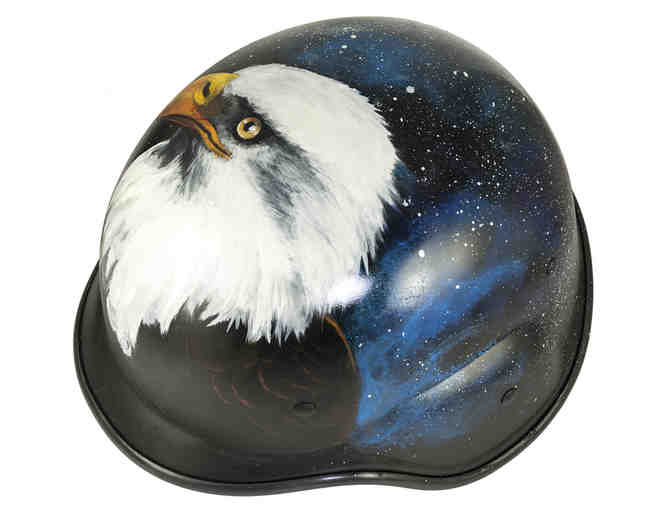 Unique Handpainted Collectible Helmet (Eagle)