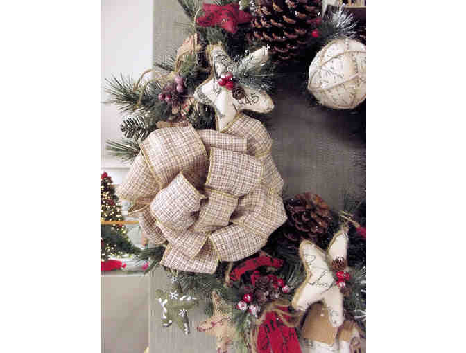 Country Home for the Holidays Christmas Wreath