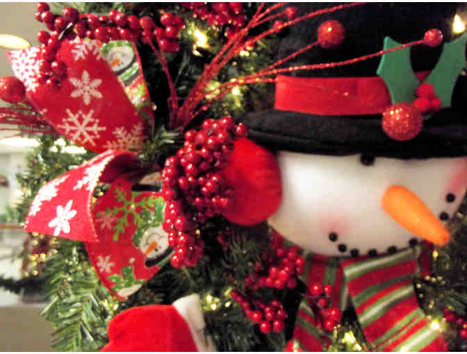 Back Again Some Day Frosty the Snowman Christmas Wreath