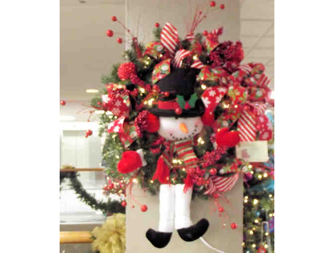 Back Again Some Day Frosty the Snowman Christmas Wreath