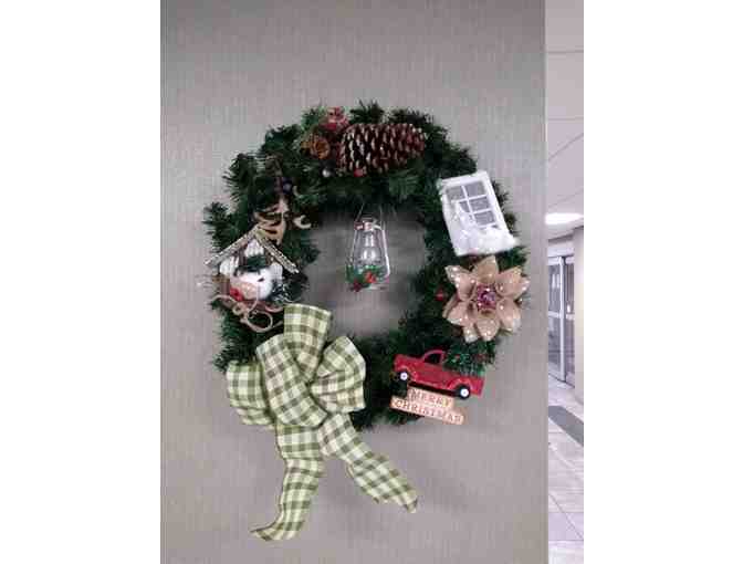 Country Christmas Wreath by Environmental Services