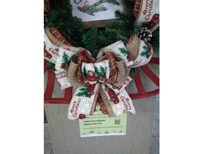 Going Home for Christmas Wreath