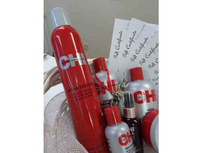 Stillwaters Salon Gift Certificate Basket with CHI Hair Products - Photo 2