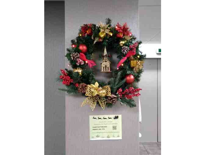 Church Bells A-Ringin' Christmas Wreath - Photo 1