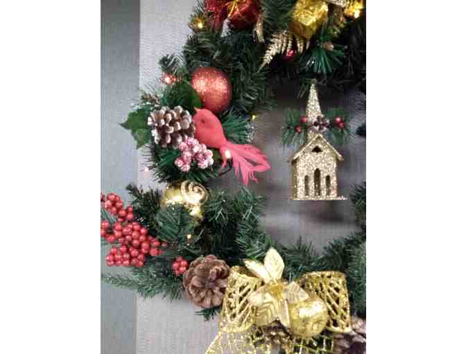 Church Bells A-Ringin' Christmas Wreath - Photo 2