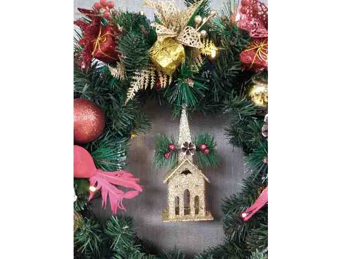 Church Bells A-Ringin' Christmas Wreath