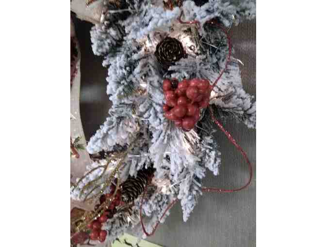 Cardinal of Hope Christmas Wreath