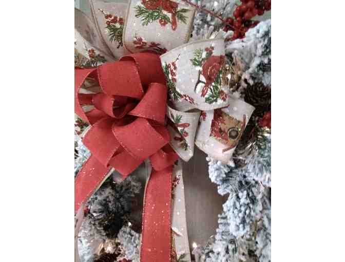 Cardinal of Hope Christmas Wreath - Photo 3