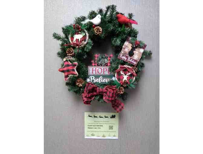 Blessings for Christmas Wreath - Photo 1