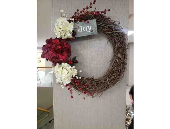 I Choose Joy Woodsy Christmas Wreath