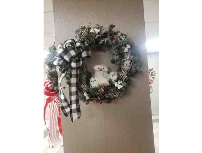A Hoot of a Christmas, Owl Themed Christmas Wreath - Photo 1