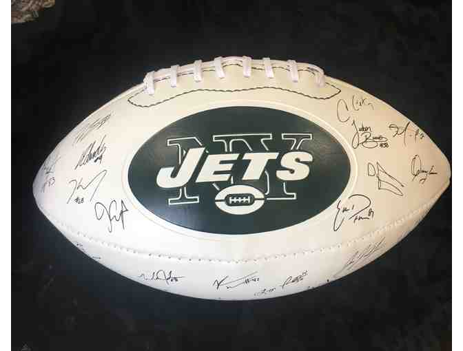 J-E-T-S Jets Jets Jets   -   NY Jets Team Autographed Football