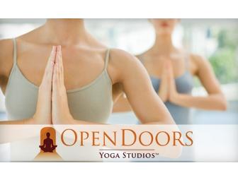3 Yoga Classes and 1 Psychic Reading at Open Doors Yoga (Massachusetts)