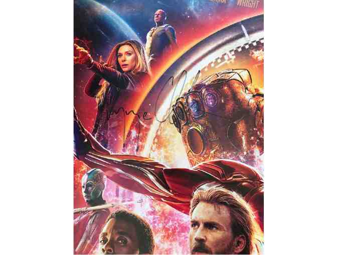 Original Signed Elizabeth Olsen Avengers Infinity War Poster #1