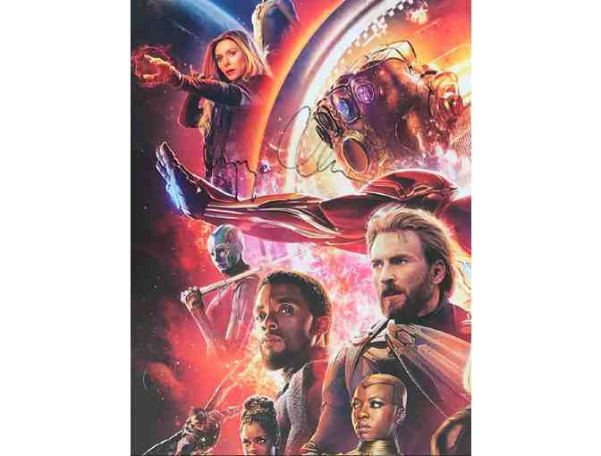 Original Signed Elizabeth Olsen Avengers Infinity War Poster #2