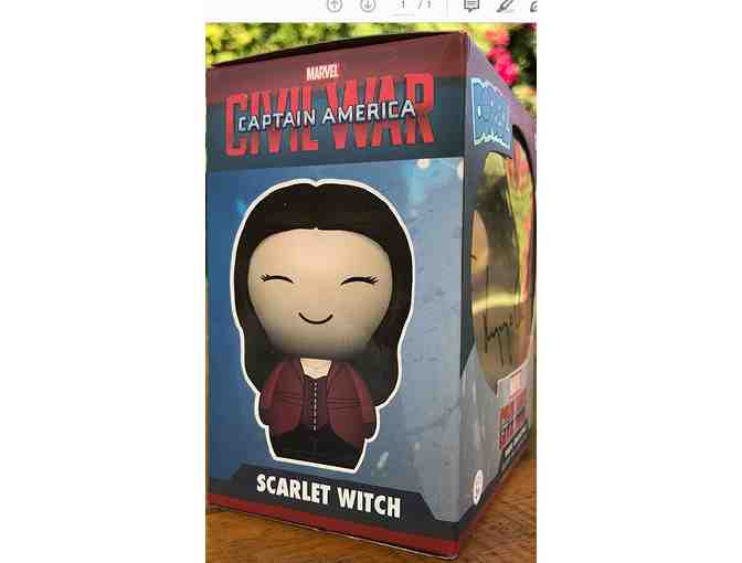 Signed Avenger's Scarlet Witch Figure