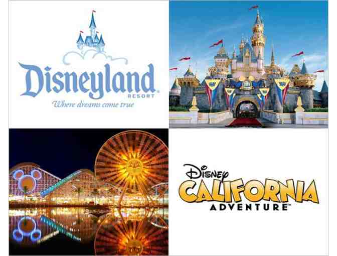 4 Family Pack of 1-Day Park Hopper Tickets to Disneyland