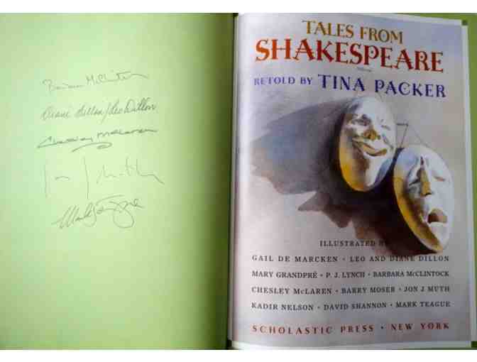 Autographed Book 'Tales from Shakespeare' by Tina Packer (with six illustrator signatures)