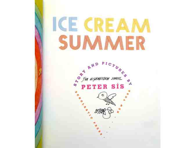 Autographed Children's Book 'Ice Cream Summer' by Peter Sis
