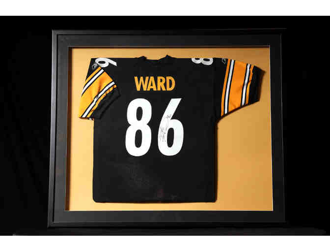 Hines Ward #86 - Framed Autographed Jersey