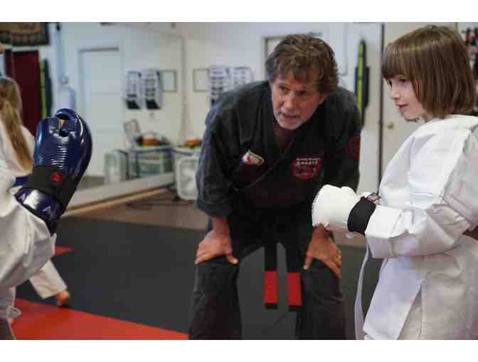 One week of Karate classes and one private lesson at Arnott Kenpo Karate