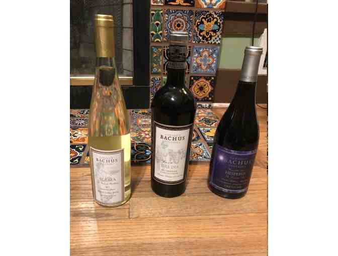 Gershon Bachus Vintners Winery wine tasting and 3 bottles of wine
