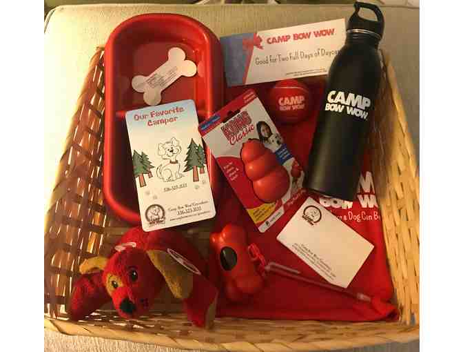 Camp Bow Wow Gift Basket and Certificate