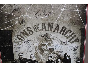 Large 24 x 36 Framed and Signed Sons of Anarchy Season 4 Poster