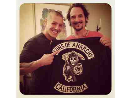 Lunch with Sons of Anarchy Cast Members Kim Coates (Tig) and Theo Rossi (Juice)