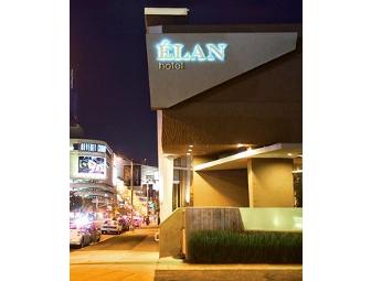 One Night Stay at the Elan Hotel Los Angeles