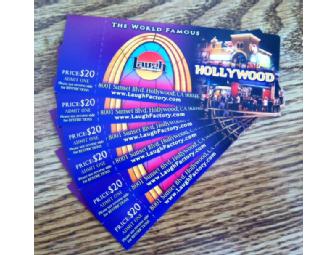 Six Tickets to the World-Famous Laugh Factory in Hollywood