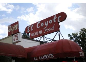 $25 Gift Card to El Coyote Mexican Cafe