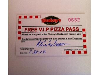 V.I.P. Shakey's Pizza Pass