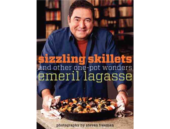 Bam! Emeril Lagasse Gift Basket With Five Autographed Cookbooks
